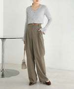 CARDIGAN SET RIB ONEPIECE