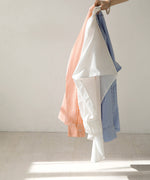 LAYERED STRIPES CAPE SHIRT