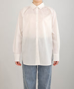 LAYERED STRIPES CAPE SHIRT