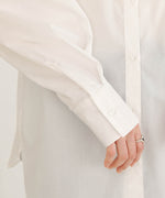 LAYERED STRIPES CAPE SHIRT