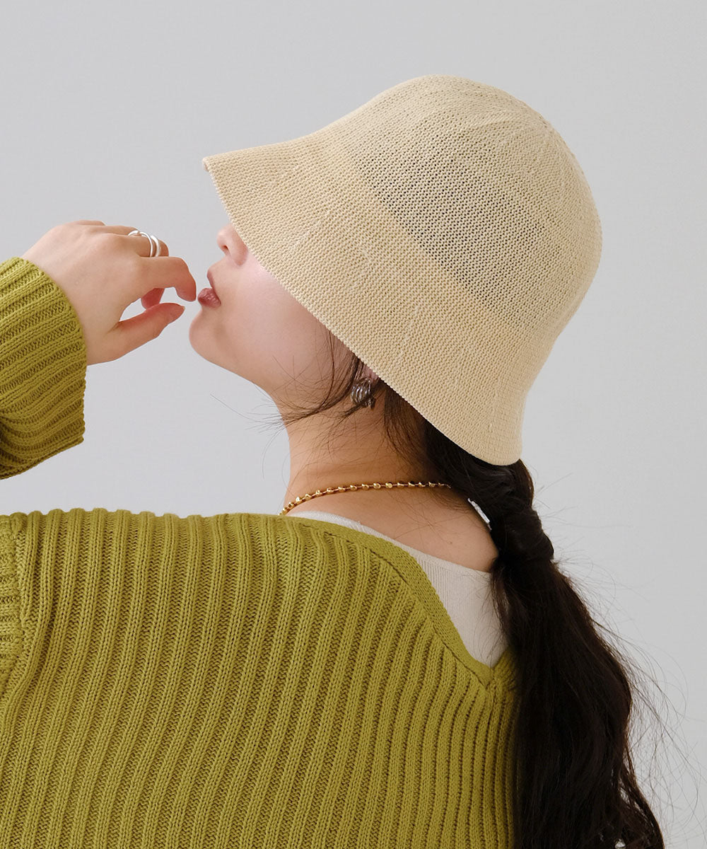 亚麻触感渔夫帽