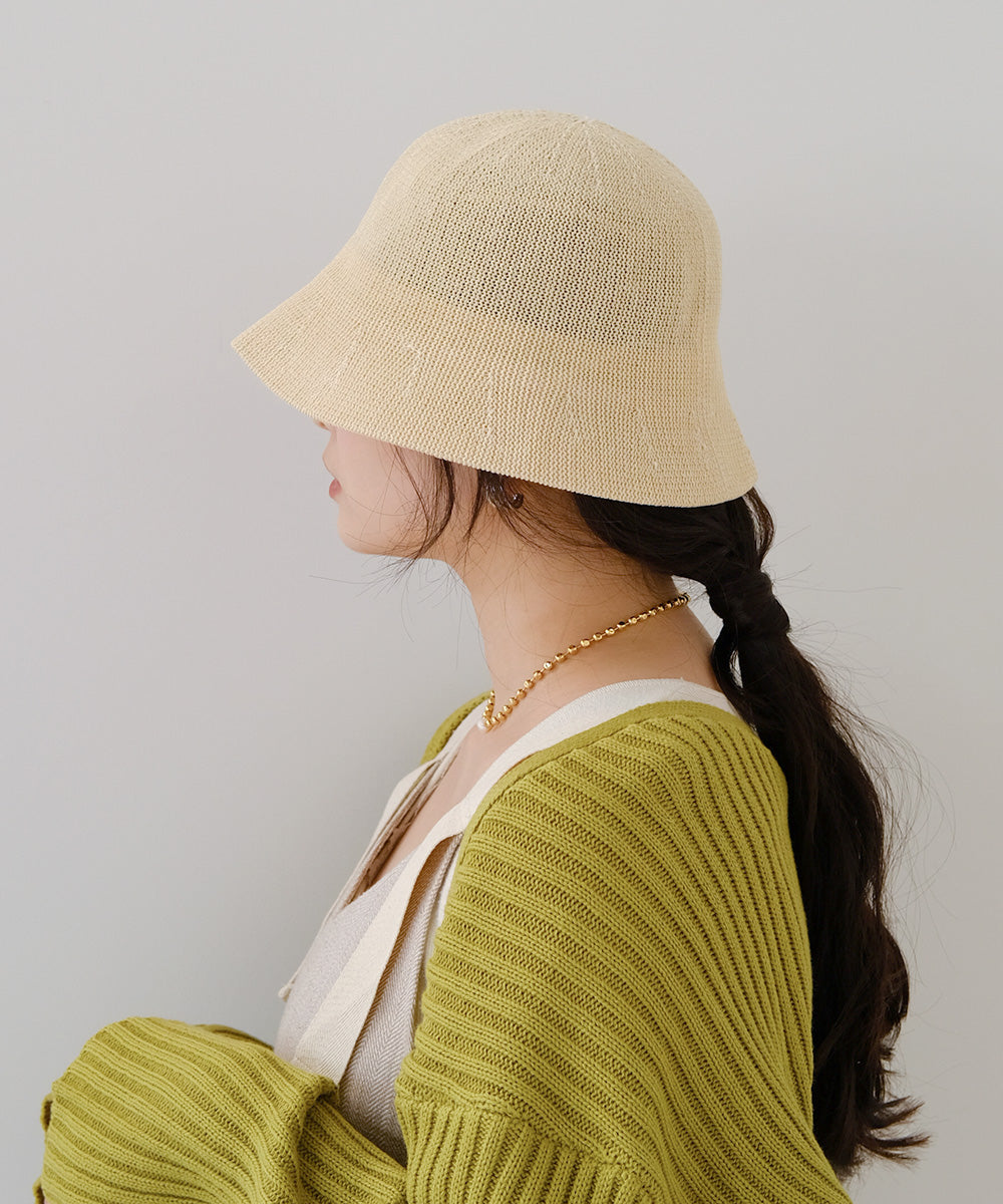 亚麻触感渔夫帽