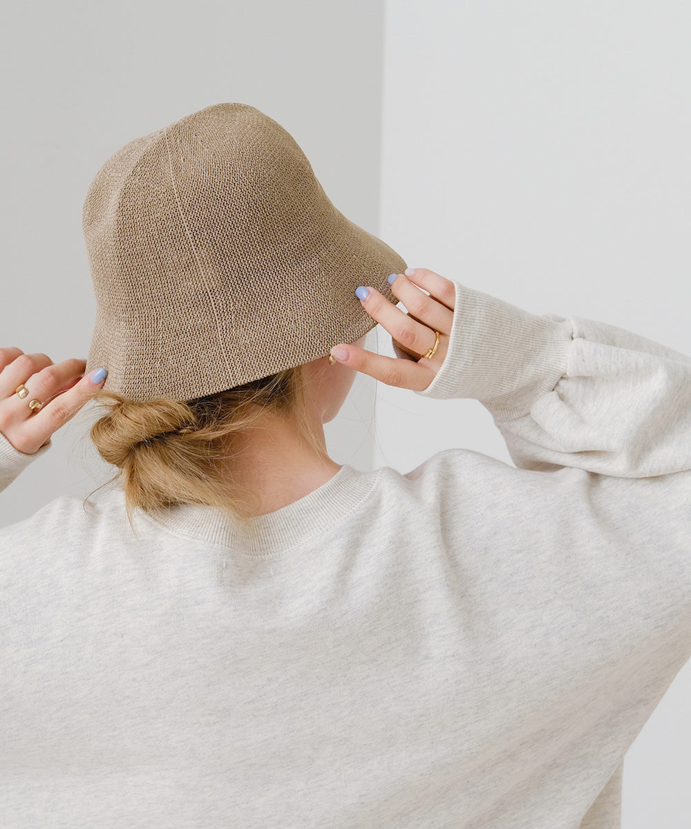 亚麻触感渔夫帽