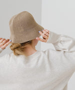 亚麻触感渔夫帽