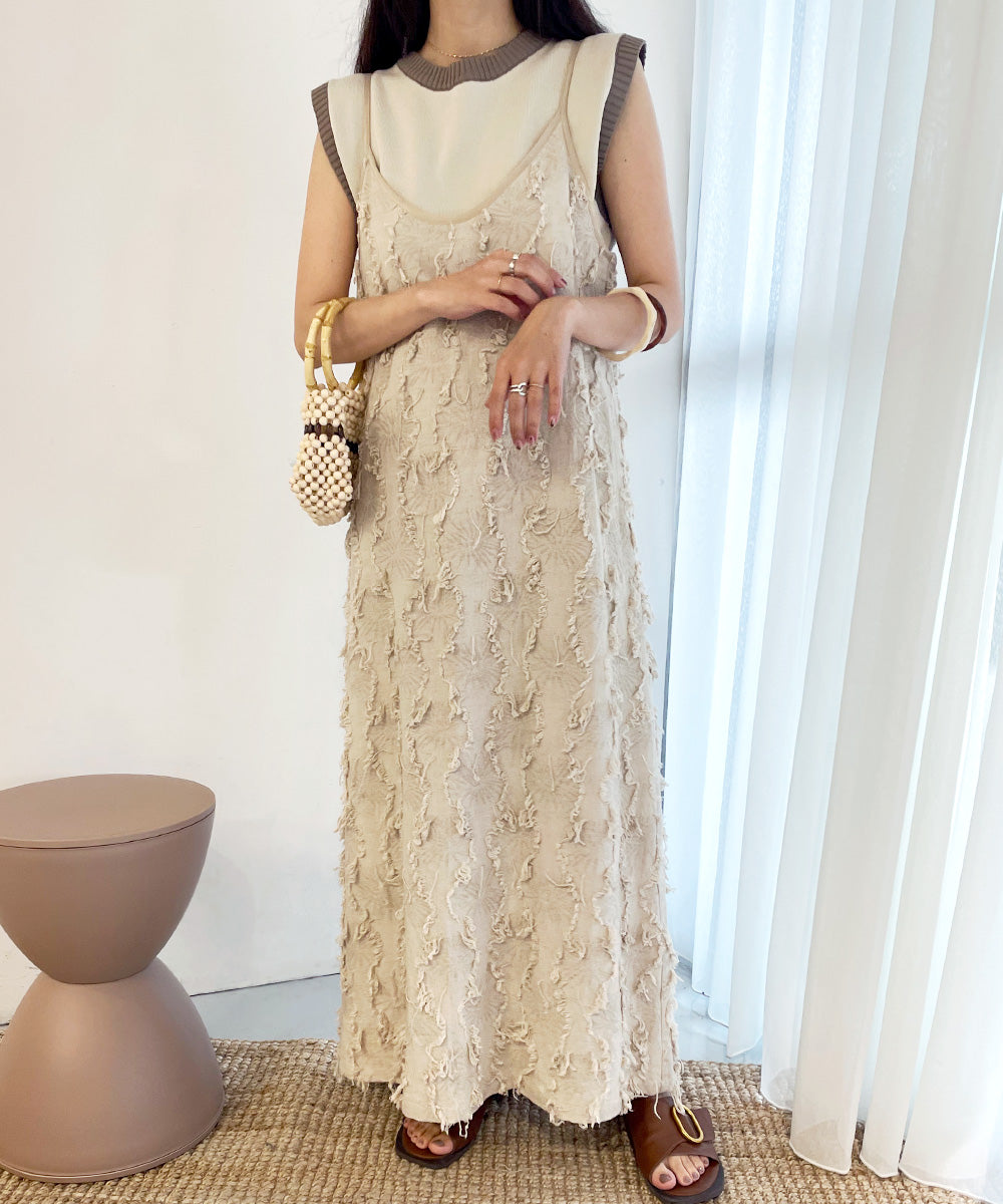 SHAGGY JACQUARD ONEPIECE