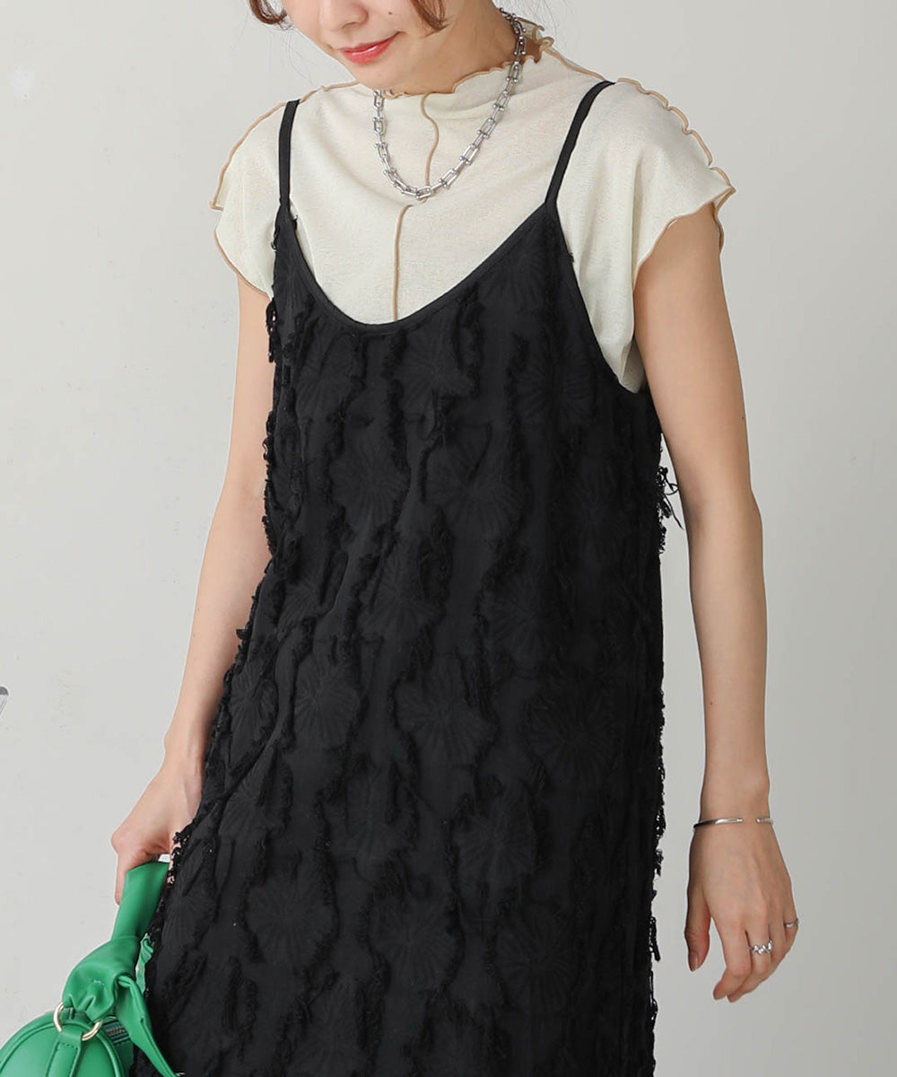 SHAGGY JACQUARD ONEPIECE
