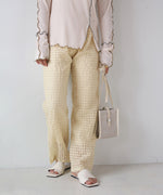 GINGHAM CHECK PANTS