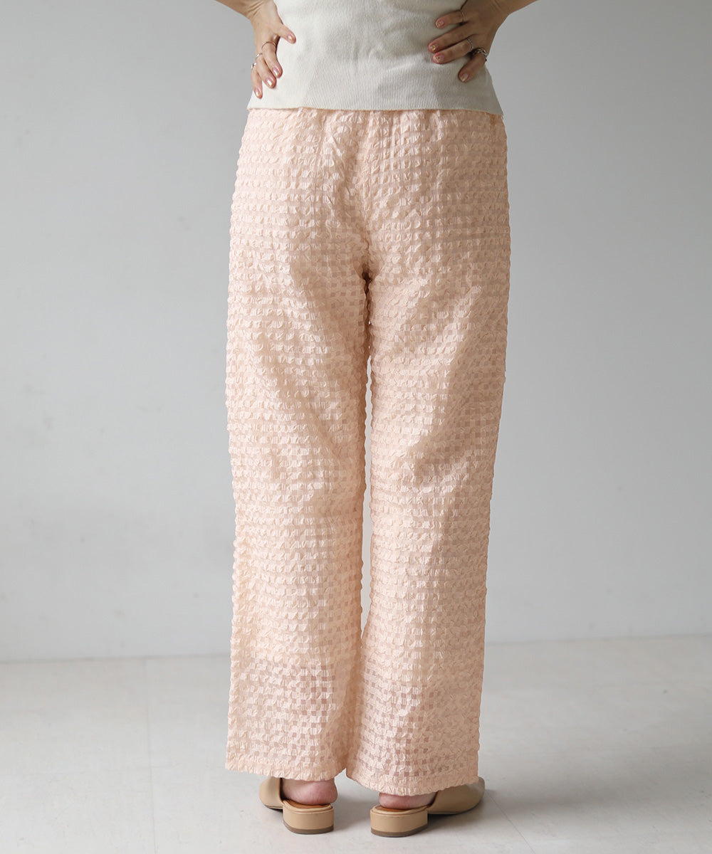 GINGHAM CHECK PANTS