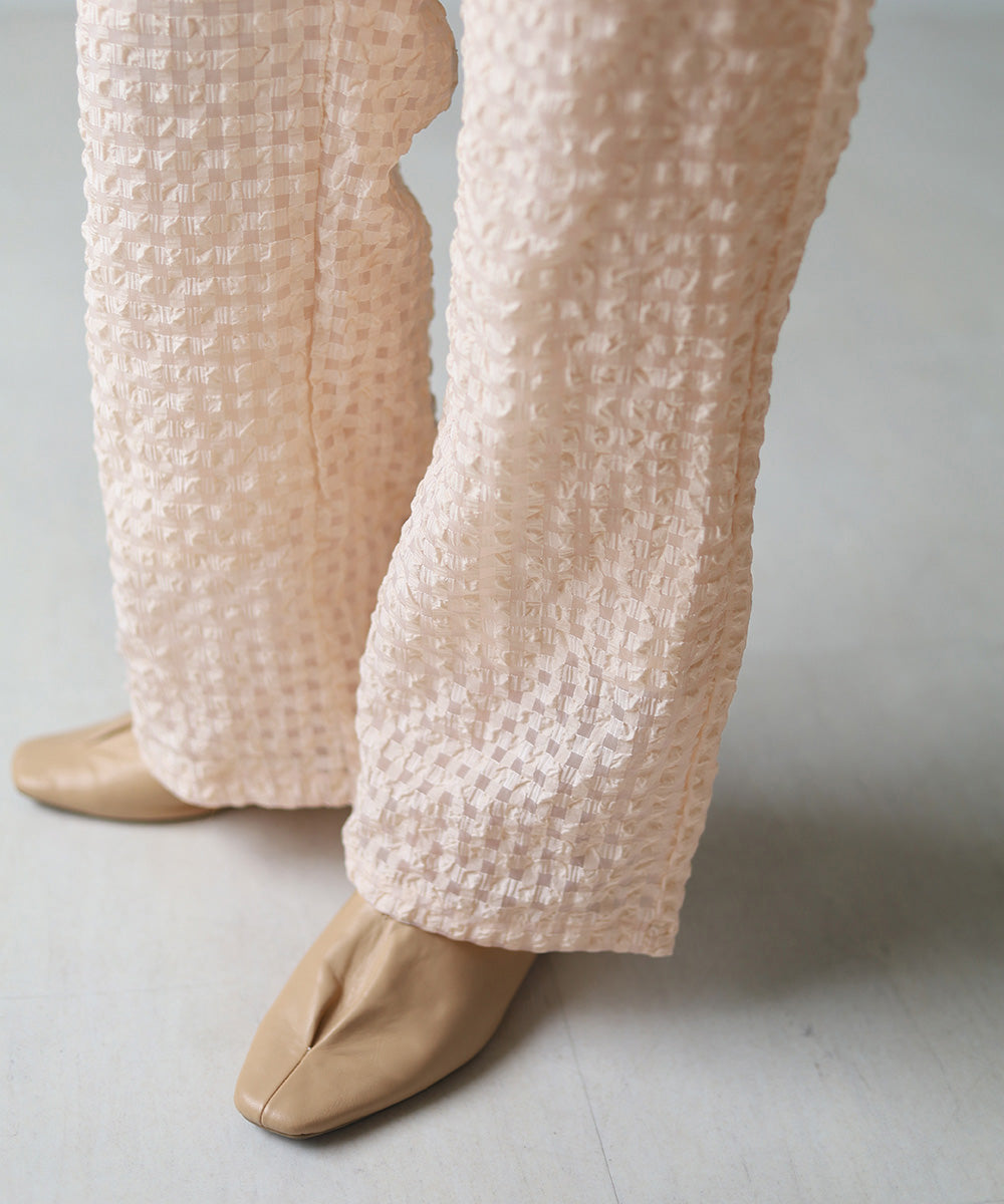 GINGHAM CHECK PANTS