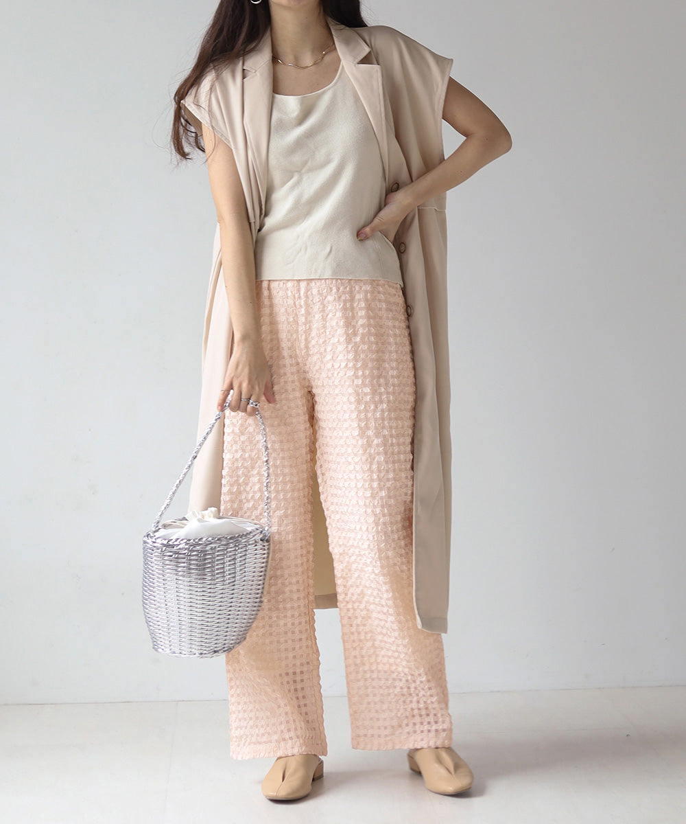GINGHAM CHECK PANTS