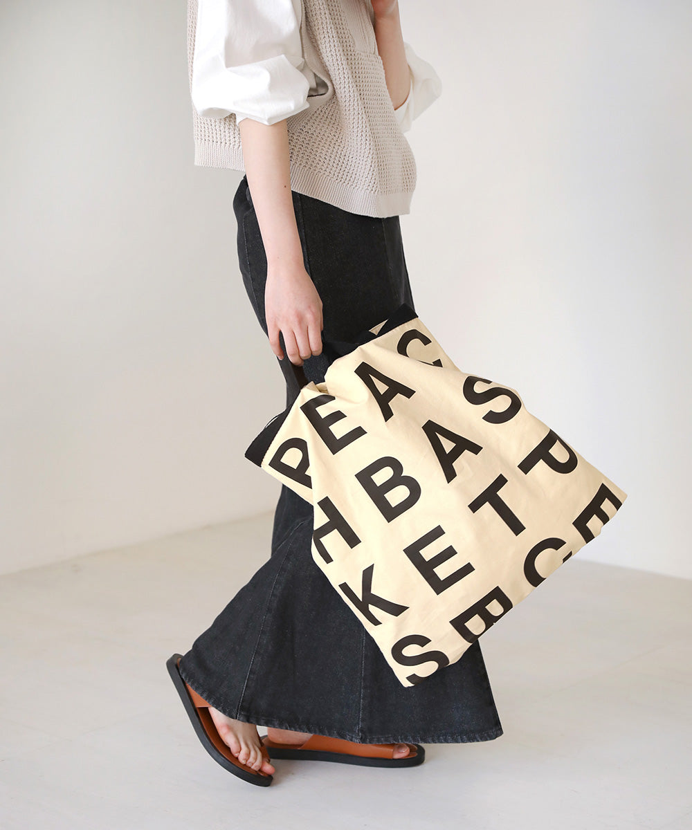 Alphabet discount tote bag